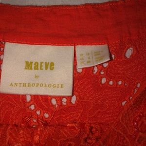 Anthropologie Beaded Top